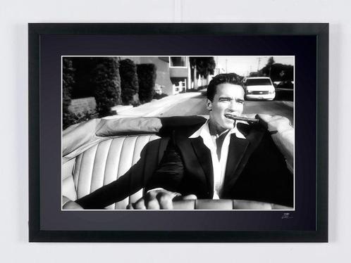 Arnold Schwarzenegger - Driving & Smoking - Fine Art, Verzamelen, Film en Tv