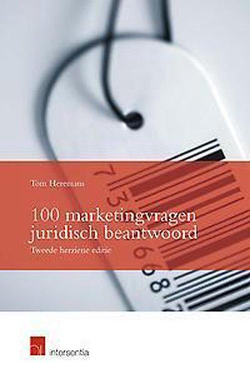 100 marketingvragen juridisch beantwoord 9789400005471, Boeken, Wetenschap, Gelezen, Verzenden