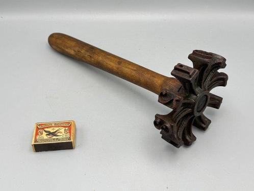 Zeldzame ijzeren nummerhamer – ca. 19e / vroege 20e eeuw -, Antiek en Kunst, Antiek | Overige Antiek