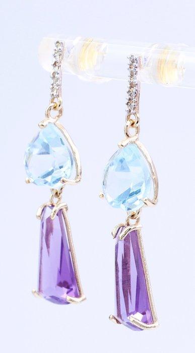 Sans prix de réserve - Boucles doreilles - 14 carats Or, Bijoux, Sacs & Beauté, Boucles d'oreilles