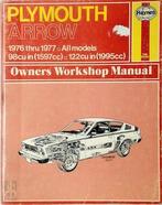 Plymouth Arrow Owners Workshop Manual, Nieuw, Nederlands, Verzenden