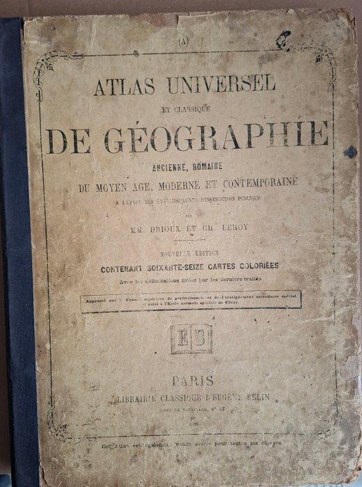 DRIOUX, VUILLEMIN, von Lichtenstern, Cortambert - Atlas, Boeken, Atlassen en Landkaarten