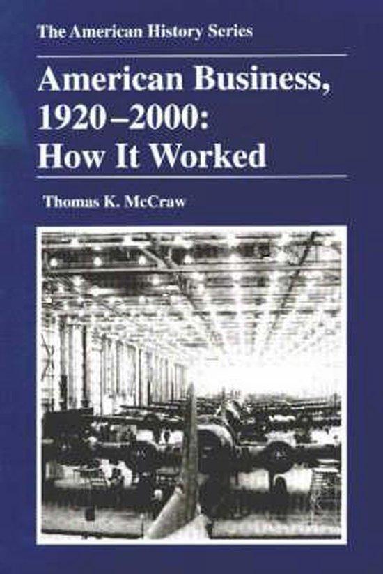 American Business, 1920-2000 9780882959856 Thomas K. Mccraw, Boeken, Taal | Engels, Gelezen, Verzenden