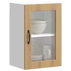 vidaXL Armoire murale de cuisine porte en verre Porto, Verzenden, Neuf