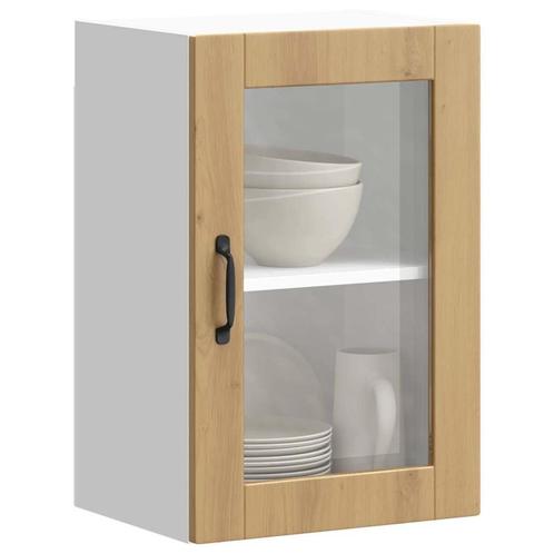 vidaXL Armoire murale de cuisine porte en verre Porto, Maison & Meubles, Armoires | Autre, Neuf, Envoi