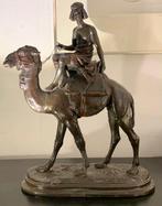 Emile Guillemin (1841-1907) - sculptuur, Méhariste Soudanais