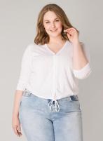 YESTA wit kort vestje0(46)Maat 46/48 (XL) of groter, Verzenden