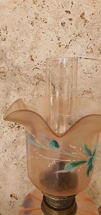 Petroleumlamp - Zinklegering, Antiek en Kunst, Curiosa en Brocante