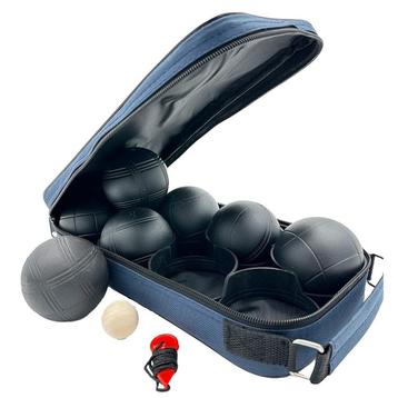 Zwarte Jeu de Boules Set Compleet - OP = OP - Duurzaam Staal beschikbaar voor biedingen