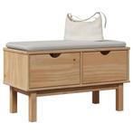 vidaXL Gangbankje OTTA 80x40x45 cm massief grenenhout, Verzenden, Nieuw