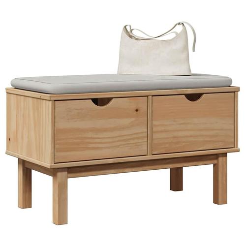 vidaXL Gangbankje OTTA 80x40x45 cm massief grenenhout, Huis en Inrichting, Overige Huis en Inrichting, Nieuw, Verzenden