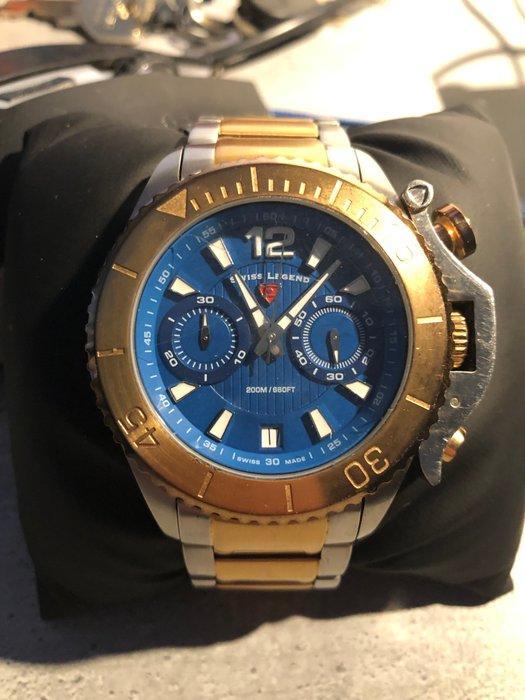 Swiss Legend - Scorpion Mens Chronograph Bracelet - Zonder, Handtassen en Accessoires, Horloges | Heren