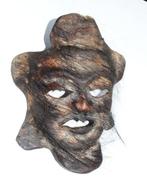 Ongewone oude leren masker Gurung-sjamaan 24 cm Himalaya -