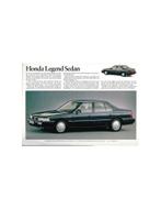 1988 HONDA LEGEND SEDAN LEAFLET ZWEEDS, Ophalen of Verzenden