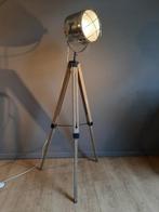 Statief vloerlamp - Hout, Metaal - Driepoot, Antiek en Kunst
