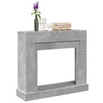 vidaXL Haardombouw 100x30x87,5 cm bewerkt hout betongrijs, Huis en Inrichting, Verzenden, Nieuw