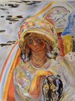 Pierre Bonnard (1867-1947) - Jeune fille dans une barque