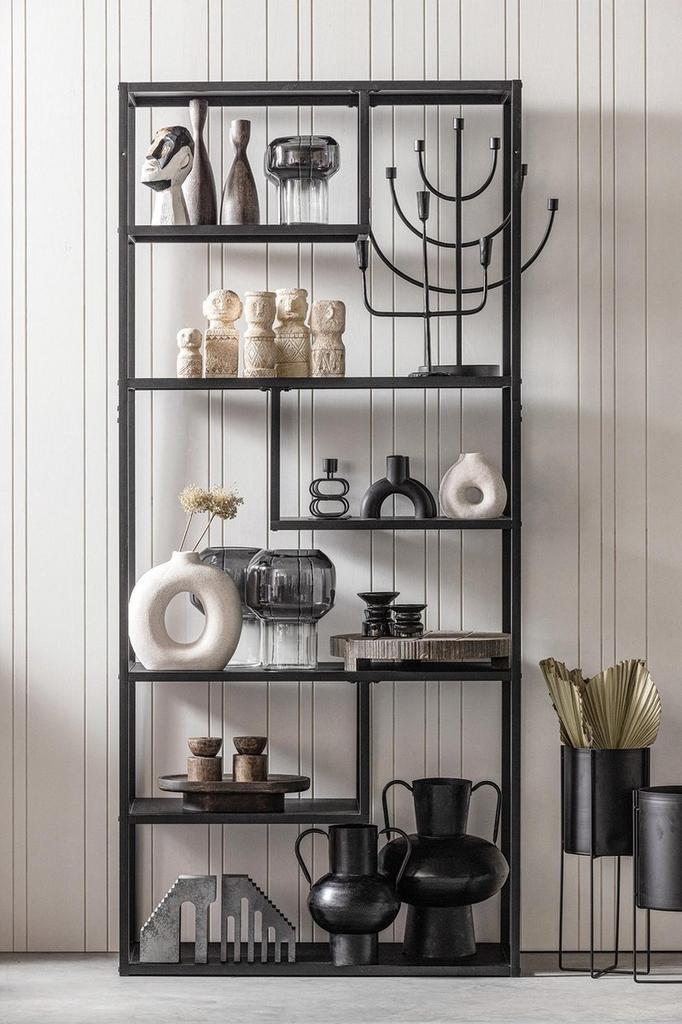 Extra korting van € 50,00 WOOOD wandrek Teun zwart metaal, Elektronische apparatuur, Overige elektronische apparatuur, Verzenden