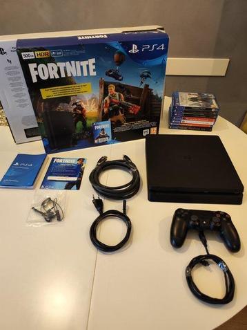 Sony - Playstation 4 (PS4) - Slim 500GB Fortnite edition - beschikbaar voor biedingen