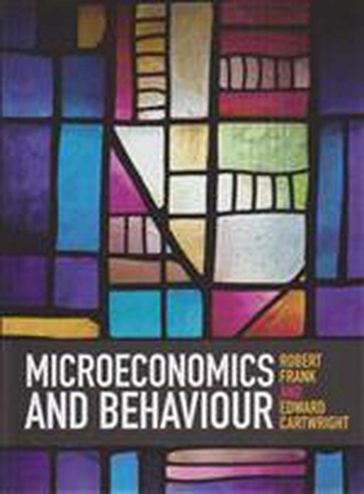 Microeconomics & Behaviour 9780077159023 Robert Frank, Boeken, Taal | Engels, Gelezen, Verzenden