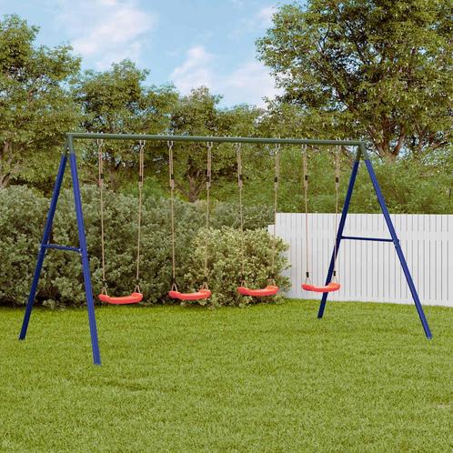 vidaXL Schommelset met 4 schommels, Kinderen en Baby's, Speelgoed | Buiten | Speeltoestellen, Nieuw, Verzenden