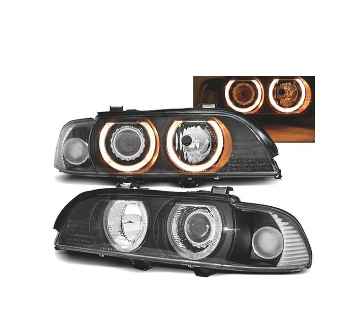 PHARES BMW E39 00-03 XENON ANGEL EYES FOND NOIR, Auto-onderdelen, Verlichting, Verzenden