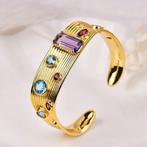 Zonder Minimumprijs - Armband Zilver - Gemengde edelstenen -