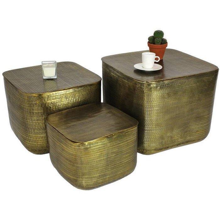 Tables gigognes - Métal, Antiek en Kunst, Curiosa en Brocante