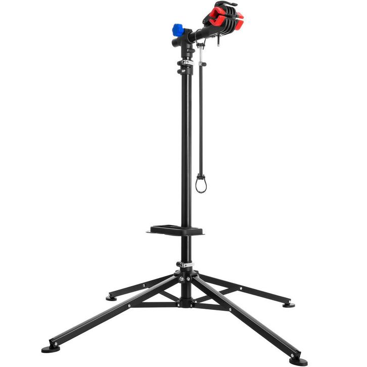 tectake Fietsmontagestandaard in hoogte verstelbaar - zwart, Fietsen en Brommers, Fietsaccessoires | Overige Fietsaccessoires