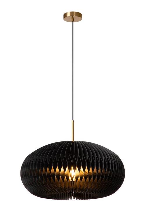 Hanglamp Lucide ARMONI -  - Ø 52 cm - 1xE27 - Zwart, Huis en Inrichting, Lampen | Hanglampen, Nieuw, Verzenden