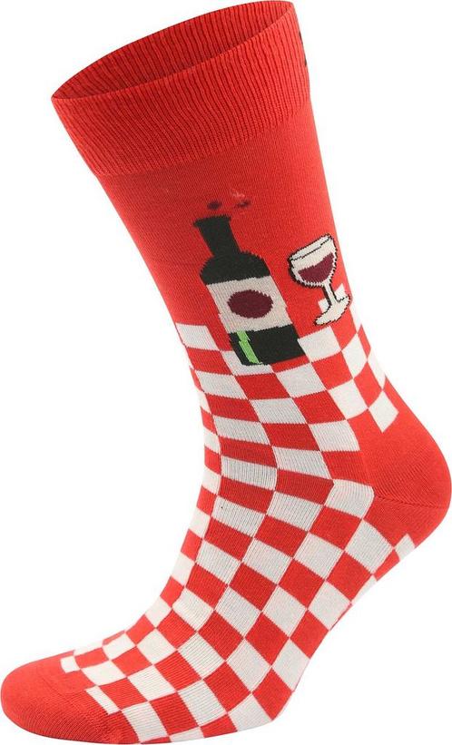 Happy Socks Sokken Wine and Dine maat 41-46 Heren, Kleding | Heren, Sokken en Kousen, Nieuw, Verzenden