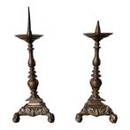 Kandelaar (2) - Brons, Antiek en Kunst