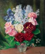 Leonard Daniel Philpot (1877-1973) - Still life of a vase of, Antiek en Kunst