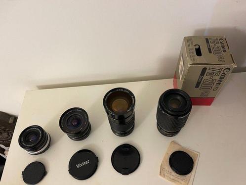 Canon, Vivitar, Hoya for FD: 17mm / 28mm / 28-90mm /, Audio, Tv en Foto, Fotocamera's Analoog