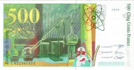 France Fay 76/01 500 Francs Pierre Et Marie Curie 1994 Ne..., Postzegels en Munten, Bankbiljetten | Europa | Niet-Eurobiljetten