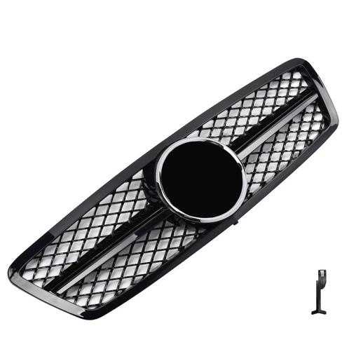 Sport grille geschikt voor Mercedes W203 S203 C-Klasse glans, Auto diversen, Auto-accessoires, Verzenden