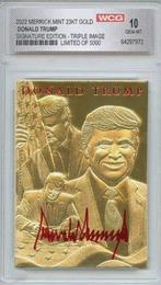Donald Trump - Original Gold Card ( 23K ) - Grade 10 - 2022, Nieuw