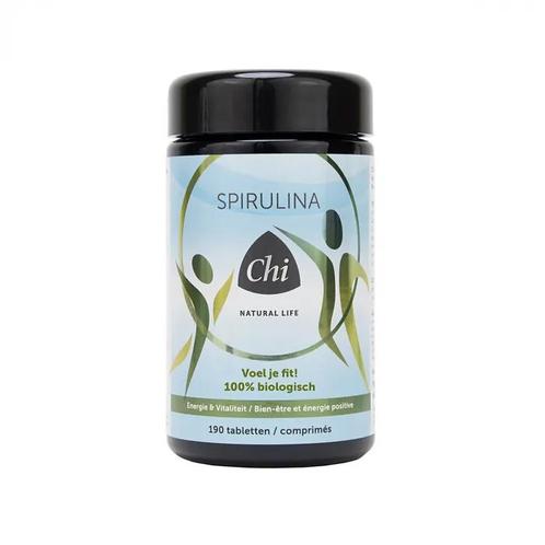 BIO Spirulina 500 mg tabletten - 190 stuks - Chi Natural, Sport en Fitness, Gezondheidsproducten en Wellness, Ophalen of Verzenden