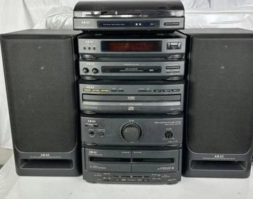 Akai Equipo musica Akai AX-550 - AP-M510, CD-A30, AT-S30,