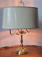 Bouillotte-Tischlampe – Messing mit Metallschirm - Lampe -