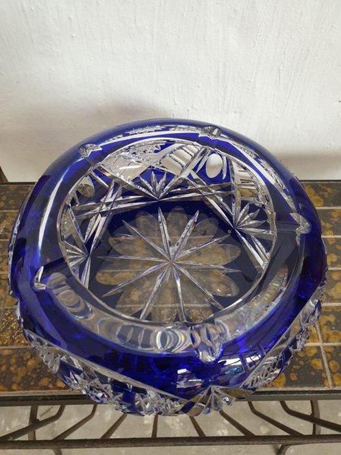 Cendrier - Cristal - Cristal bohème, Antiek en Kunst, Curiosa en Brocante