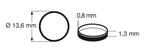 fleischmann 648004 Traction tyre 1 (pcs/stuks/Stück) H0., Overige merken, Gelijkstroom, Verzenden, Overige typen