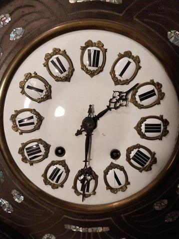 Horloge œil de bœuf - Vintage Bois - 1850-1900 - Ancienne