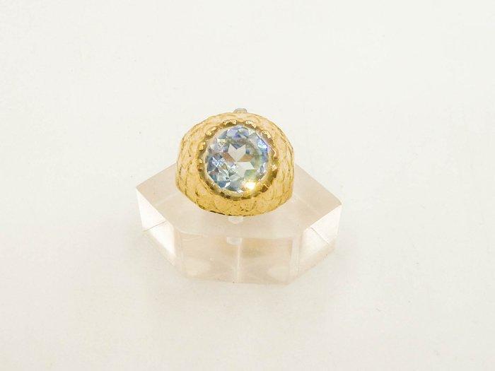 Ring - 18 karaat Geel goud, Handtassen en Accessoires, Ringen