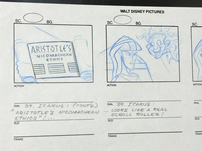 Walt Disney - Productie storyboardpagina met de hand, Collections, Disney