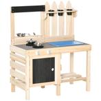 2dekans | HOMCOM Kinderkeuken – Compleet Speelkeukentje met, Kinderen en Baby's, Speelgoed | Speelkeukens, Ophalen of Verzenden