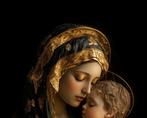 CREATIVE_HUB - BLUE AND GOLD GREEK MADONNA WITH CHILD