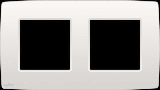 Niko Original Cover Frame Switchgear - 101-76800 [2 Pieces], Doe-het-zelf en Bouw, Elektriciteit en Kabels, Verzenden