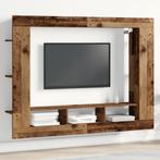 vidaXL TV Kast Muurbevestigd Oud Hout 152x22x113 cm, Huis en Inrichting, Verzenden, Nieuw