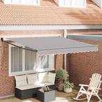 vidaXL Automatische Uittrekbare Markies Lichtgrijs 350x250, Verzenden, Nieuw